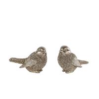 Z1 Sculptuur vogeltje goud 8x4,5x5cm