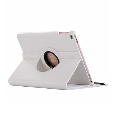 Litchi textuur horizontale Flip 360 graden rotatie lederen case voor iPad mini 2019 met houder & slaap/Wake-up functie (wit)