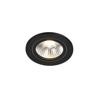 Nordlux Ronde inbouwspotAlec zwart - 2110350103