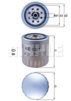 Brandstoffilter MAHLE, Diameter (mm)87mm, u.a. für Mercedes-Benz, Ssangyong, Daewoo, Puch - thumbnail