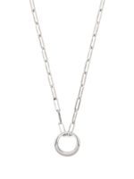 ISABEL MARANT collier chaîne à pendentif bague - Argent