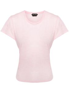 TOM FORD t-shirt à encolure arrondie - Rose