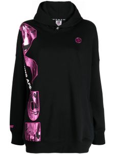 AAPE BY *A BATHING APE® hoodie à épaules tombantes - Noir