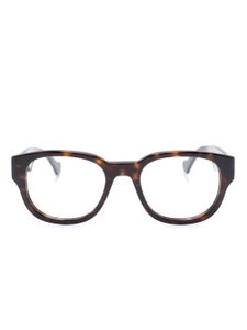 Gucci Eyewear lunettes de vue à monture carrée - Marron