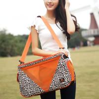 DODOPET MG-866 draagbare huisdier handtas schoudertas voor kat / hond en andere huisdieren klein formaat: 44*27*18.5cm(Orange)