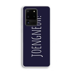 Joengneuh!: Samsung Galaxy S20 Ultra Transparant Hoesje