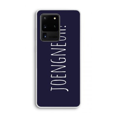 Joengneuh!: Samsung Galaxy S20 Ultra Transparant Hoesje
