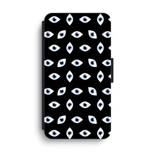 Eyes pattern: iPhone XS Max Flip Hoesje