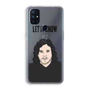 Let It Snow: OnePlus Nord N10 5G Transparant Hoesje