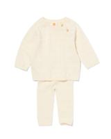 HEMA Newborn Kledingset Kabel Ecru (ecru)