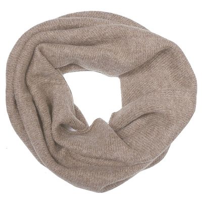 Stone Valley Luxe Dunne Kasjmieren Colsjaal in Khaki