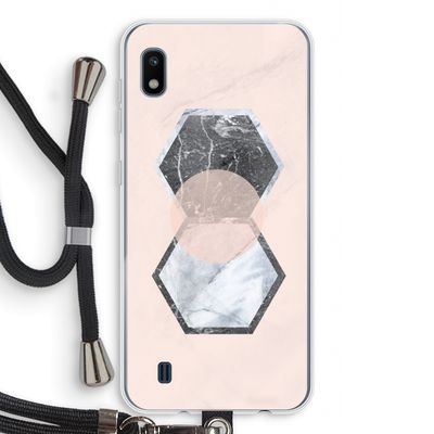 Creatieve toets: Samsung Galaxy A10 Transparant Hoesje met koord