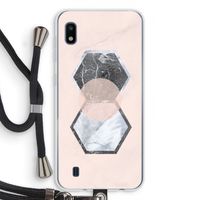Creatieve toets: Samsung Galaxy A10 Transparant Hoesje met koord