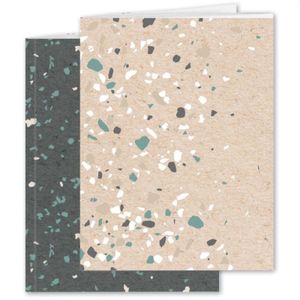 Schrift A4 10mm Terrazzo 2 stuks