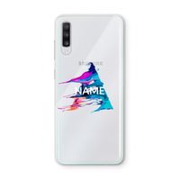 Abstract Spectrum: Samsung Galaxy A70 Transparant Hoesje