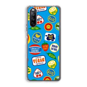Fruitsticker: Sony Xperia 10 III Transparant Hoesje