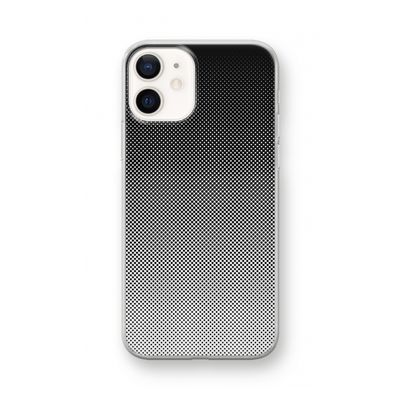 Musketon Halftone: iPhone 12 mini Transparant Hoesje