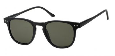 Kost zonnebril Wayfarer unisex groen/zwart (20 206)