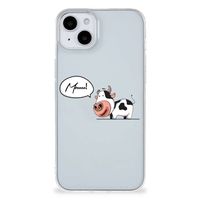 iPhone 15 Telefoonhoesje met Naam Cow