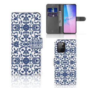 Samsung S10 Lite Hoesje Flower Blue