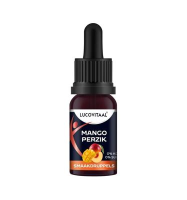 Smaak druppels mango perzik