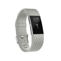 Fitbit Charge 2 siliconen bandje - Maat: Small - Grijs - thumbnail