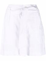 Lauren Ralph Lauren short Daviana à taille nouée - Blanc