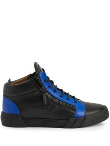 Giuseppe Zanotti baskets montantes Kriss en cuir - Noir