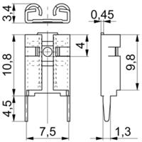 Vogt Verbindungstechnik 3867qn.68 Platte stekker (female) Insteekbreedte: 2.80 mm Insteekdikte: 0.80 mm Ongeïsoleerd 500 stuk(s)