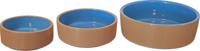 Hondeneetbak steen 15 cm beige/blauw - Gebr de boon