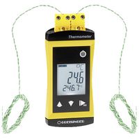 Greisinger G1202-GTF300 2-kanaals alarmthermometer -65 - +1200 °C Sensortype K Binnen enkele seconden - thumbnail