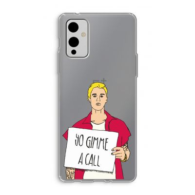 Gimme a call: OnePlus 9 Transparant Hoesje
