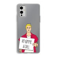 Gimme a call: OnePlus 9 Transparant Hoesje