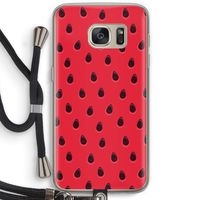 Watermelon: Samsung Galaxy S7 Transparant Hoesje met koord