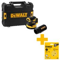 DeWALT DCW210NT Accu excenterschuurmachine 18V XR Basic Body in TSTAK