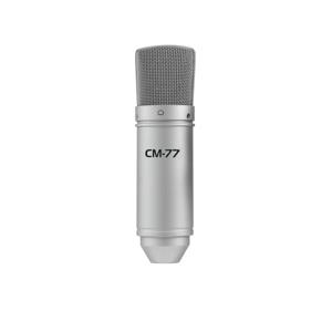 Omnitronic MIC CM-77 Studiomicrofoon Zendmethode:Kabelgebonden Incl. shockmount, Incl. klem XLR Kabelgebonden