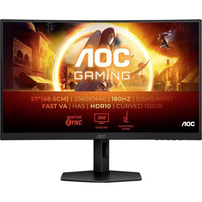 AOC CQ27G4X Gaming monitor Energielabel F (A - G) 68.6 cm (27 inch) 2560 x 1440 Pixel 16:9 0.5 ms Hoofdtelefoonaansluiting IPS LCD
