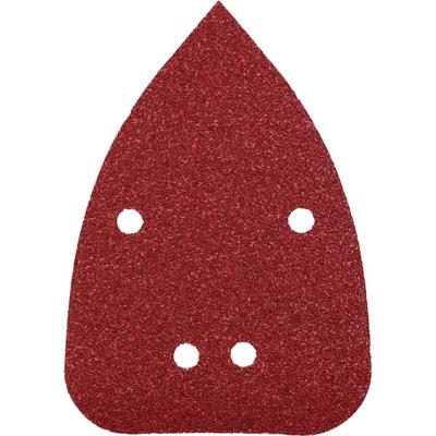 kwb 493600 Deltaschuurpapier Korrelgrootte (num) 80, 120, 240 (l x b) 136 mm x 96 mm 5 stuk(s)