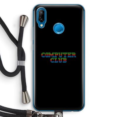 Retro: Huawei P20 Lite Transparant Hoesje met koord