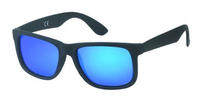 Kost zonnebril PZ20 023 unisex wayfarer blauw/zwart Kost zonnebril PZ20 023 unisex wayfarer blauw/zwart
