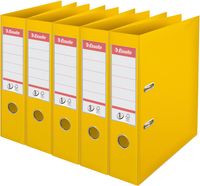 Esselte ordner Power N°1, rug van 7,5 cm, geel, pak van 5 stuks Esselte ordner Power N°1, rug van 7,5 cm, geel, pak van 5 stuks