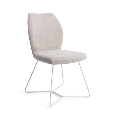 Jesper Home Eetkamerstoel 'Ikata' Beehive White, kleur Pretty Plaster