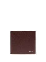 Bally portefeuille en cuir à logo imprimé - Marron