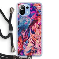 Pink Orchard: Xiaomi Mi 11 Lite Transparant Hoesje met koord
