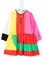 Stella McCartney Kids robe à design colour block - Multicolore - thumbnail