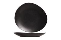 Cosy & Trendy Kleine Bordjes / Gebaksbordjes Vongola Black - 15 x 14 cm - 4 Stuks