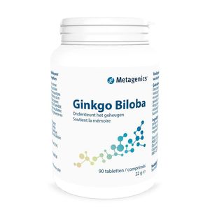 Ginkgo Biloba Tabl 90x60mg 1647 Metagenics