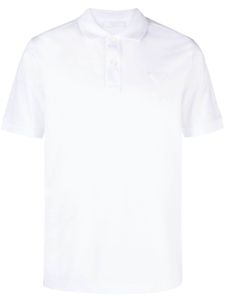 Prada t-shirt en coton à logo triangle - Blanc