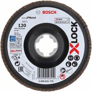 Bosch Accessories 2608621770 X-LOCK Lamellenschijf Diameter 125 mm 1 stuk(s)