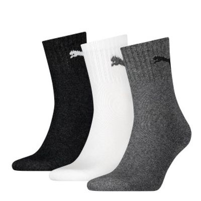Puma 3 stuks Short Crew Unisex Socks